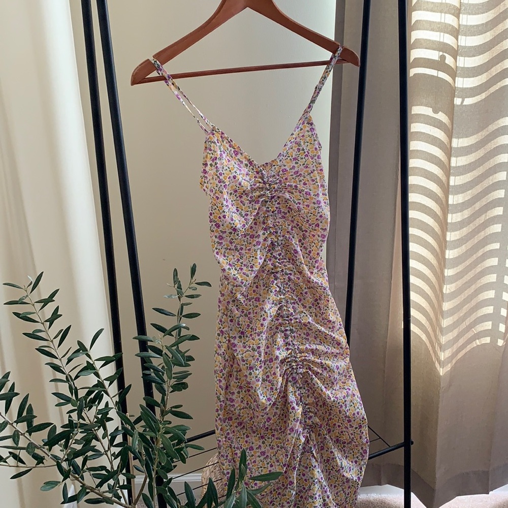 Midi convertible floral dress